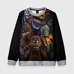 Свитшот детский Five Nights at Freddy's, цвет: 3D-меланж