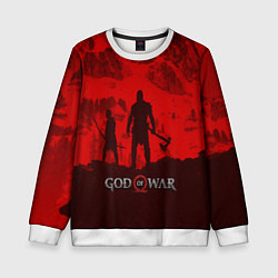 Свитшот детский God of War: Blood Day, цвет: 3D-белый