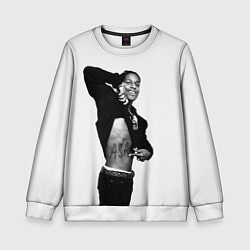 Детский свитшот ASAP Rocky: White Fashion