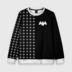 Свитшот детский Marshmello: Dark Style, цвет: 3D-белый