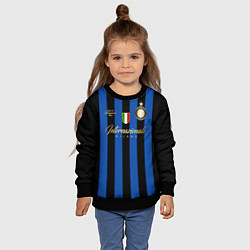 Свитшот детский Internazionale Milano, цвет: 3D-черный — фото 2