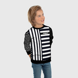 Свитшот детский The Prodigy style, цвет: 3D-черный — фото 2