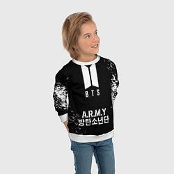 Свитшот детский BTS ARMY, цвет: 3D-белый — фото 2
