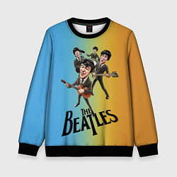 Свитшот детский The Beatles - world legend, цвет: 3D-черный