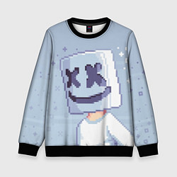 Детский свитшот Marshmello Pixel