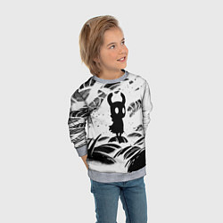 Свитшот детский Hollow Knight, цвет: 3D-меланж — фото 2