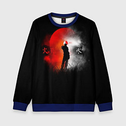 Свитшот детский Лед и огонь Ice and Fire, цвет: 3D-синий