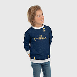 Свитшот детский Sergio Ramos away 19-20, цвет: 3D-белый — фото 2