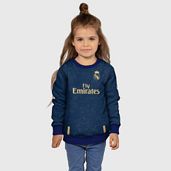 Свитшот детский Sergio Ramos away 19-20, цвет: 3D-синий — фото 2