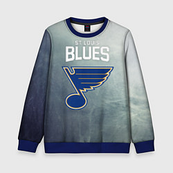 Свитшот детский St Louis Blues, цвет: 3D-синий