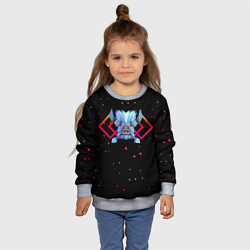 Детский свитшот Dota 2 - Spirit Breaker / 3D-Меланж – фото 4