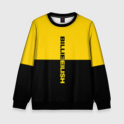 Детский свитшот BILLIE EILISH: Yellow & Black