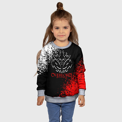 Детский свитшот Overlord / 3D-Меланж – фото 4