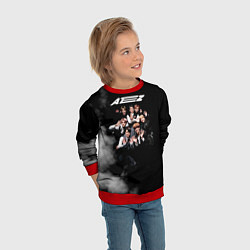 Свитшот детский Ateez, цвет: 3D-красный — фото 2