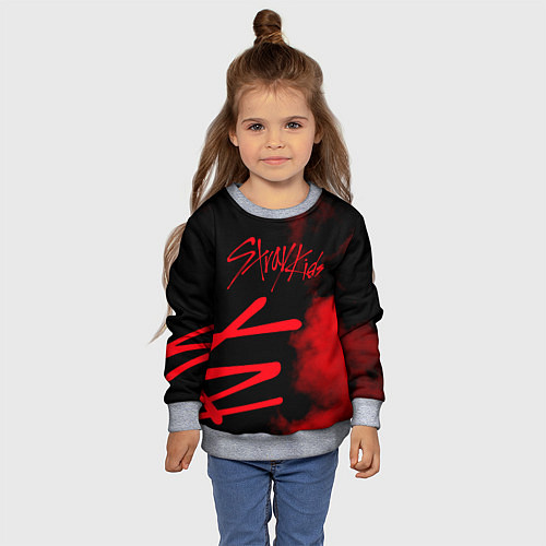 Детский свитшот Stray Kids / 3D-Меланж – фото 4