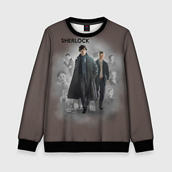 Свитшот детский Sherlock, цвет: 3D-черный