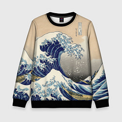 Детский свитшот Kanagawa Wave Art