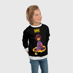 Свитшот детский UNDERTALE FRISK, цвет: 3D-белый — фото 2