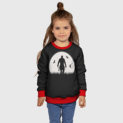 Свитшот детский Vikings, цвет: 3D-красный — фото 2