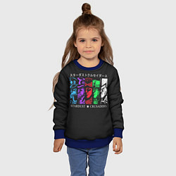 Свитшот детский JoJo Bizarre Adventure, цвет: 3D-синий — фото 2