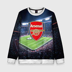 Свитшот детский FC Arsenal, цвет: 3D-белый