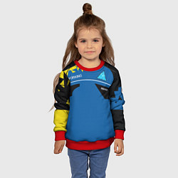 Свитшот детский Detroit:become, цвет: 3D-красный — фото 2