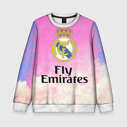 Свитшот детский Реал Мадрид, цвет: 3D-белый