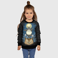 Свитшот детский My Neighbor Totoro, цвет: 3D-черный — фото 2