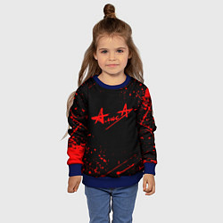 Свитшот детский АлисА, цвет: 3D-синий — фото 2