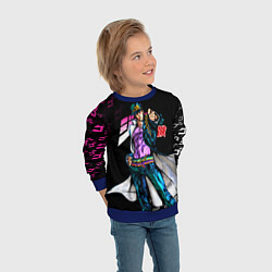Свитшот детский JOJOS BIZARRE ADVENTURE, цвет: 3D-синий — фото 2