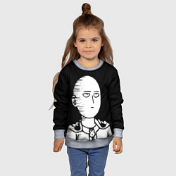 Свитшот детский ONE-PUNCH MAN, цвет: 3D-меланж — фото 2