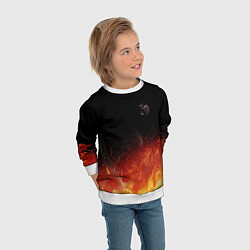 Свитшот детский Ведьмак сериал, цвет: 3D-белый — фото 2