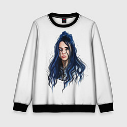 Свитшот детский BILLIE EILISH, цвет: 3D-черный