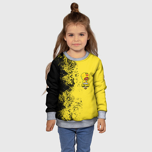 Детский свитшот Brawl Stars SALLY LEON / 3D-Меланж – фото 4