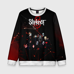 Свитшот детский Slipknot, цвет: 3D-белый