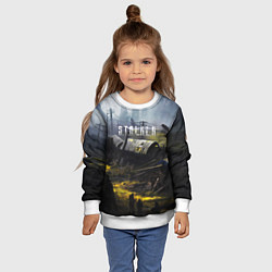 Свитшот детский СТАЛКЕР, цвет: 3D-белый — фото 2