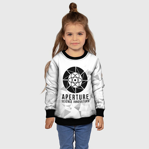 Детский свитшот PORTAL / 3D-Черный – фото 4