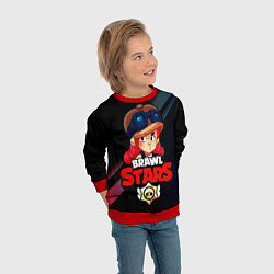 Свитшот детский Brawl Stars - Jessie, цвет: 3D-красный — фото 2