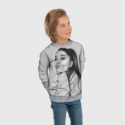 Свитшот детский Ariana Grande Ариана Гранде, цвет: 3D-меланж — фото 2