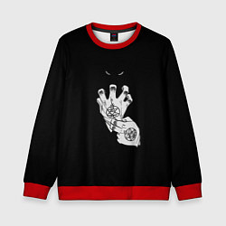 Свитшот детский Выжигющий Искру, цвет: 3D-красный