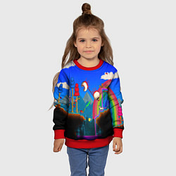 Свитшот детский TERRARIA GAME, цвет: 3D-красный — фото 2