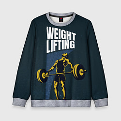 Детский свитшот Wheight lifting