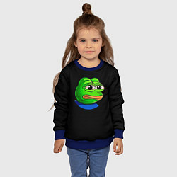 Свитшот детский Frog, цвет: 3D-синий — фото 2