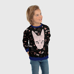 Свитшот детский КИС-КИС, цвет: 3D-синий — фото 2