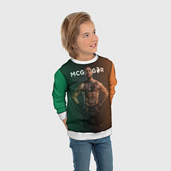 Свитшот детский Conor McGregor, цвет: 3D-белый — фото 2