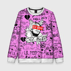 Детский свитшот LIL PEEP LOGOBOMBING