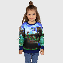 Свитшот детский TERRARIA EXCLUSIVE, цвет: 3D-синий — фото 2