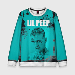 Свитшот детский Lil Peep, цвет: 3D-белый