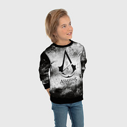 Свитшот детский Assassin’s Creed, цвет: 3D-черный — фото 2