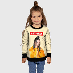 Свитшот детский BILLIE EILISH, цвет: 3D-черный — фото 2